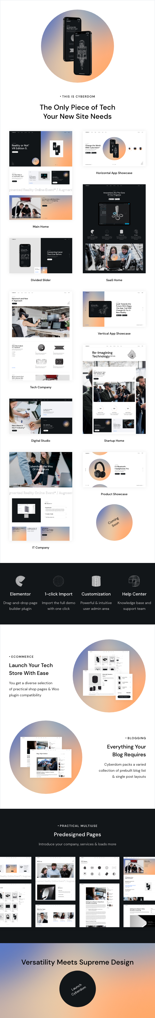Cyberdom - Technology and Software Company Theme - 3
